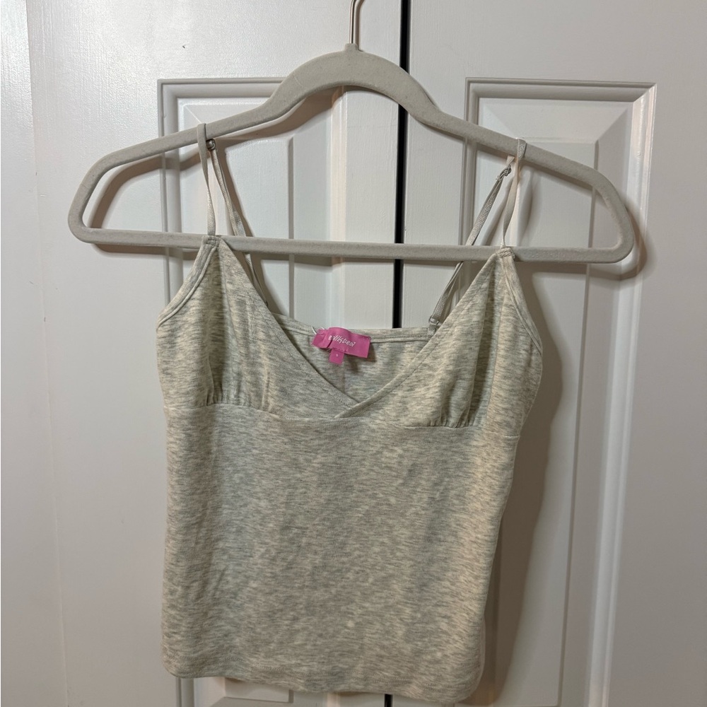 Edikted Light Gray Camisole Top